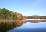 autumn lake in Athens County Ohio (NRCS photo by Rob Rhyan -- click to enlarge)