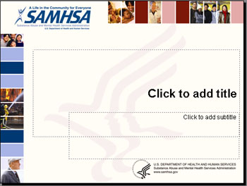 SAMHSA Powerpoint Template