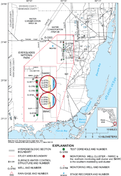 Map showing location of levee 31N study area.