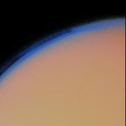 Titan's atmospheric haze.