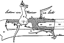 Hall rifle patent drawing