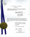 Small Image of the Department of Commerce certification