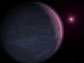 Artist's conception of the newly discovered planet MOA-2007-BLG-192Lb orbiting its star.