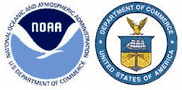 NOAA and Department of Commerce logos