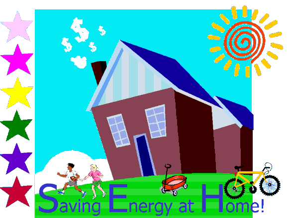 Saving Energy at Home - Kids running and playing outside.