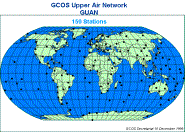 Image of GCOS Upper Air Network station map