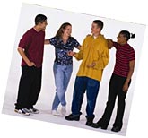 Image of a group of teenagers