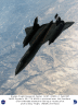 SR-71A - in Flight over Southern Sierra Nevada Mountains