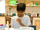 Photo of high school student in lab