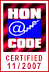 Nosotros subscribimos a Los Principios del código HONcode de la Fundación Salud en la Red