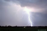 lightning near Moultrie, GA, 2007