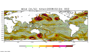 global sea winds animation