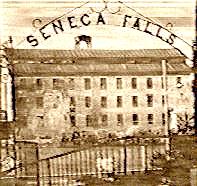 Image: A historic view of Seneca Falls