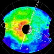 A graphic image that represents the TWINS A & B mission