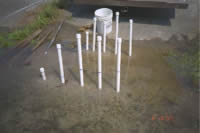 Method monitoring wells used to measure vertical ground-water flow at the Laurel Bay Site, SC