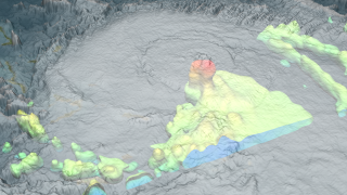 TRMM's Precipitation Radar (PR) instrument observed this 17 kilometer tower in the eatern eyewall as Tropical Storm Hanna was intensifying to a category 1 hurricane on September 1, 2008.