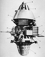 Image of the Luna 12 spacecraft