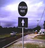 Picture of Evacuation Sign