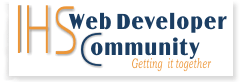 IHS Developer Community - Getting It All Together