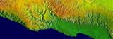 Shaded Relief, Color as Height, Salalah Oman