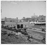 Nashville, Tenn. Railroad yard and depot with locomotives