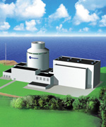 Photo showing example of ABWR reactor design