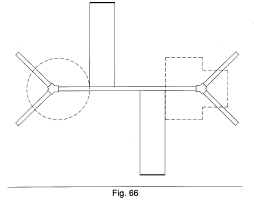 Figure 66 shows that maneuvering space in the form of a circular space or T-shaped space provided adjacent to swings.