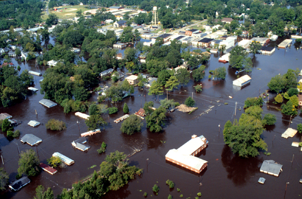 Picture of Inland Flooding from Hurricane Floyd