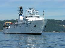 The ship underwent sea trials in Puget Sound.