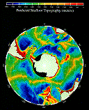 view larger gif image of Predicted Seafloor Topography.