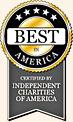 Certified "Best in America" by Independant Charities of America