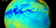 Sea surface temperature anomalies for the 2007 La Nina