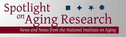 Spotlight on Aging Research banner
