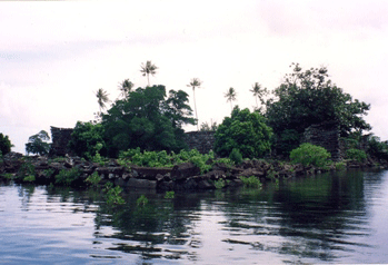 Nan Madol is located on the South East corner of the island of Pohnpei.
