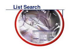 List Search Graphic