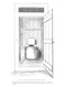 Drawing of a properly designed, sanitary outhouse