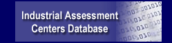 Industrial Assessment Centers Database