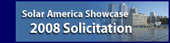 Solar America Showcase 2008 Solicitation