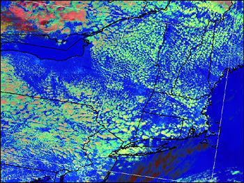 East Coast AVHRR image