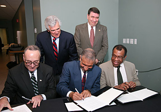 photo of signing ceremony
