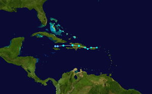 Tropical Storm Olga Track