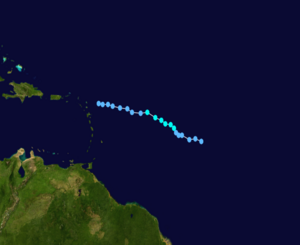 Tropical Storm Ingrid Track