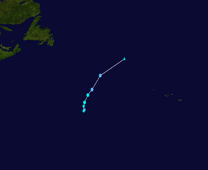 Tropical Storm Jerry Track