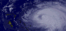 Photo Image Hurricane with Text