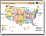 Click to enlarge map of Diversion Offices Nationwide