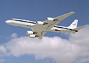 DC-8 in flight