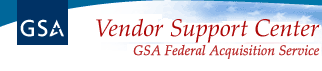 Vendor Support Center / GSA Federal Acquisition Service