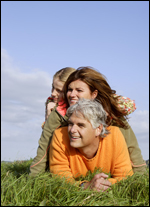 Foto: una familia feliz