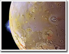 volcanic plume on Io