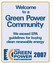 Sign, Welcome to a Green Power Community